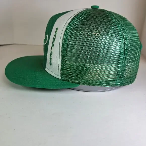 Vintage Philadelphia Eagles AJD Lucky Stripes Trucker Hat Snapback USA